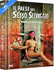 Mondo Cannibale (Il paese del sesso selvaggio) (Limited Mediabook Edition) (Cover A) (AT Import) Blu-ray