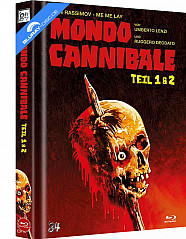 Mondo Cannibale (1972) + Mondo Cannibale 2 (Limited Mediabook Edition) (Cover C) (2 Blu-ray) Blu-ray