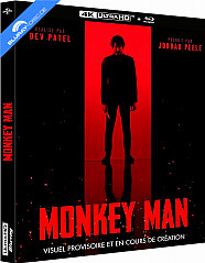 Monkey Man (2024) 4K (4K UHD + Blu-ray) (FR Import) Blu-ray