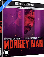 Monkey Man (2024) 4K (4K UHD + Blu-ray) (NL Import) Blu-ray