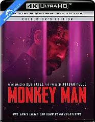 Monkey Man (2024) 4K (4K UHD + Blu-ray + Digital Copy) (US Import ohne dt. Ton) Blu-ray