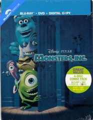 Monsters, Inc. (2001) - Best Buy Exclusive Limited Edition Steelbook (Blu-ray + Bonus Blu-ray + DVD + Bonus DVD mit Digital Copy) (US Import ohne dt. Ton) Blu-ray