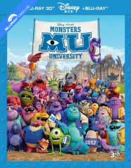 Monsters University (2013) 3D - Blufans Exclusive #8 Limited Edition Lenticular Slipcover Steelbook (Blu-ray 3D + Blu-ray) (CN Import ohne dt. Ton)
