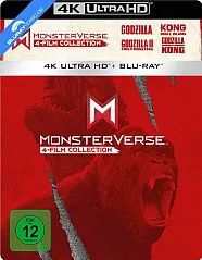 Monsterverse - 4-Film Collection 4K (Steelbook Box) (4 4K UHD + 4 Blu-ray) Blu-ray