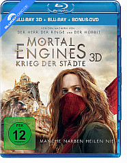 Mortal Engines: Krieg der Städte 3D (Blu-ray 3D + Blu-ray + Bonus DVD) Blu-ray
