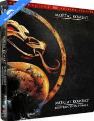 Mortal Kombat (1995) + Mortal Kombat - Destruction Finale (1997) - Edition Limitée Steelbook (FR Import ohne dt. Ton) Blu-ray