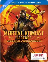 Mortal Kombat Legends: Scorpion's Revenge (2020) - Target Exclusive Limited Edition Steelbook (Blu-ray + DVD + Digital Copy) (US Import) Blu-ray
