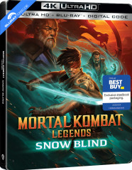 Mortal Kombat Legends: Snow Blind (2022) 4K - Best Buy Exclusive Limited Edition Steelbook (4K UHD + Blu-ray + Digital Copy) (US Import) Blu-ray