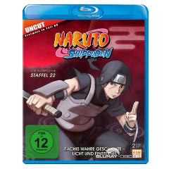 Naruto Shippuden Die Komplette Zweiundzwanzigste Staffel Itachis Wahre Geschichte Licht Und Finsternis Episoden 671 678 Blu Ray Film Details