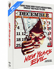 New Year's Evil (1980) (2K Remastered) (Limited Mediabook Edition) (Cover A) (Blu-ray + DVD) Blu-ray