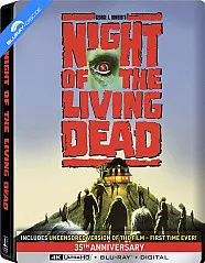 Night of the Living Dead (1990) 4K - Theatrical and Uncensored - 35th Anniversary Limited Edition Steelbook (4K UHD + Blu-ray + Digital Copy) (US Import ohne dt. Ton) Blu-ray
