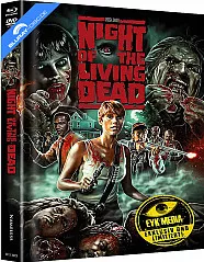 Night of the Living Dead (1990) (Wattierte Limited Mediabook Edition) (Cover H) (Blu-ray + DVD) Blu-ray