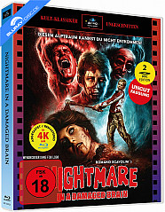 Nightmare in a Damaged Brain (4K Remastered) (Scanavo Edition) (Cover 1) (Blu-ray + DVD) Blu-ray
