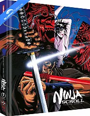 Ninja Scroll (1993) (Limited Mediabook Edition) (Cover A) (Blu-ray + DVD + CD) (AT Import) Blu-ray
