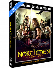 Northmen: A Viking Saga (Limited Mediabook Edition) (Cover B) (Blu-ray + Bonus Blu-ray + DVD) (Neuauflage) Blu-ray