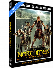 Northmen: A Viking Saga (Limited Mediabook Edition) (Cover C) (Blu-ray + Bonus Blu-ray + DVD) (Neuauflage) Blu-ray