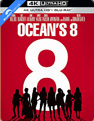 Ocean's 8 4K - Limited Edition Steelbook (4K UHD + Blu-ray) (IN Import ohne dt. Ton) Blu-ray