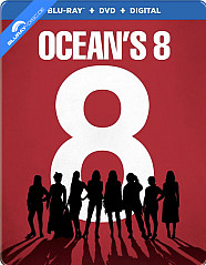 Ocean's 8 - Sunrise Records Exclusive Limited Edition Steelbook (Blu-ray + DVD + Digital Copy) (CA Import ohne dt. Ton) Blu-ray