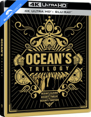 Ocean's Trilogy 4K - Limited Edition Steelbook (4K UHD + Blu-ray) (HK Import) Blu-ray