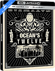 Oceans Twelve 4K - Édition Boîtier Steelbook (4K UHD + Blu-ray) (FR Import) Blu-ray