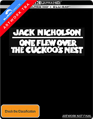 One Flew Over the Cuckoo's Nest 4K - JB Hi-Fi Exclusive Limited Edition Steelbook (4K UHD + Blu-ray) (AU Import) Blu-ray