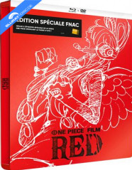 One Piece Film: Red - FNAC Édition Limitée Spéciale Steelbook (Blu-ray + DVD + Bonus DVD) (FR Import ohne dt. Ton) Blu-ray
