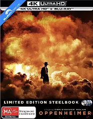Oppenheimer (2023) 4K - JB Hi-Fi Exclusive Limited Edition Steelbook (4K UHD + Blu-ray + Bonus Blu-ray) (AU Import) Blu-ray