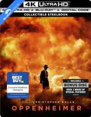 Oppenheimer (2023) 4K - Best Buy Exclusive Limited Edition Steelbook (4K UHD + Blu-ray + Bonus Blu-ray + Digital Copy) (US Import ohne dt. Ton) Blu-ray
