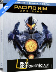 Pacific Rim: Uprising (2018) 3D - FNAC Exclusive Édition Limitée Steelbook (Blu-ray 3D + Blu-ray + Digital Copy) (FR Import ohne dt. Ton) Blu-ray