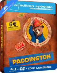 Paddington (2014) - FNAC Exclusive Édition Spéciale Steelbook (Blu-ray + DVD + Digital Copy)  (FR Import ohne dt. Ton) Blu-ray
