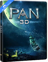 Pan (2015) 3D - Limited Edition Steelbook (Blu-ray 3D + Blu-ray) (CZ Import ohne dt. Ton) Blu-ray