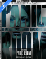 Panic Room (2002) 4K - Limited Edition Steelbook (4K UHD + Blu-ray + Bonus Blu-ray) (HK Import) Blu-ray