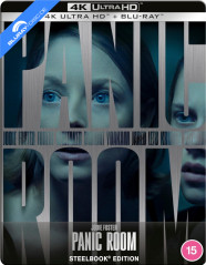 Panic Room (2002) 4K - Limited Edition Steelbook (4K UHD + Blu-ray + Bonus Blu-ray) (UK Import) Blu-ray