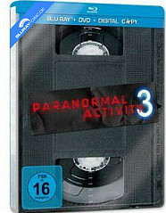 Paranormal Activity 3 (Extended Director's Cut) (Limited Steelbook Edition) (Blu-ray + DVD + Digital Copy) Blu-ray