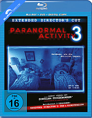 Paranormal Activity 3 (Extended Director's Cut) (Blu-ray + DVD + Digital Copy) Blu-ray