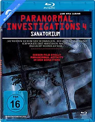 Paranormal Investigations 4 - Sanatorium Blu-ray