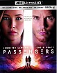 Passengers (2016) 4K (4K UHD + Blu-ray 3D + Blu-ray + UV Copy) (FR Import) Blu-ray
