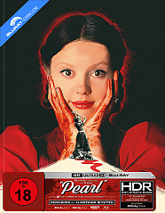Pearl (2022) 4K (Limited Mediabook Edition) (Cover A) (4K UHD + Blu-ray)