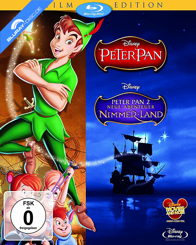 peter-pan---peter-pan-2---neue-abenteuer-in-nimmerland-2-film-collection-neu.webp