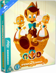 Pinocchio (1940) - Mondo X #031 Zavvi Exclusive Limited Edition PET Slipcover Steelbook (UK Import ohne dt. Ton) Blu-ray