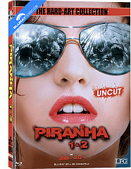 Piranha 1 & 2 3D - Limited Mediabook Edition (The Hard-Art Collection) (Cover C) (Blu-ray 3D) Blu-ray
