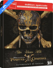 Pirates des Caraïbes: La vengeance de Salazar (2017) 3D - FNAC Exclusive Édition Spéciale Boîtier Steelbook (Blu-ray 3D + Blu-ray) (FR Import ohne dt. Ton) Blu-ray