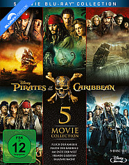 Pirates of the Caribbean 1-5 (5 Movie Collection) Blu-ray