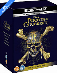 Pirates of the Caribbean 5-Movie Collection 4K - Zavvi Exclusive Limited Edition Steelbook - Box Set (4K UHD + Blu-ray) (UK Import) Blu-ray