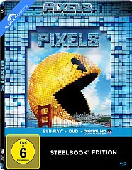 Pixels (2015) (Limited Steelbook Edition) (Blu-ray + DVD + UV Copy) Blu-ray