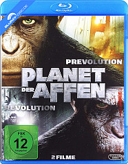 Planet der Affen: Prevolution + Planet der Affen: Revolution (Doppelset) Blu-ray