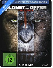 Planet der Affen Trilogie (3-Filme Set) (Limited Steelbook Edition) Blu-ray