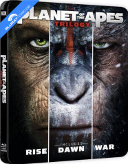 Planet of the Apes Trilogy - Limited Edition Steelbook (CZ Import ohne dt. Ton) Blu-ray