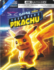 Pokémon: Detective Pikachu (2019) 4K - Limited Edition Steelbook (Neuauflage) (4K UHD + Blu-ray + Digital Copy) (US Import ohne dt. Ton) Blu-ray