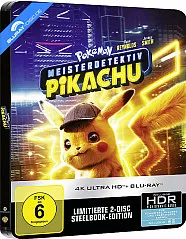 Pokémon: Meisterdetektiv Pikachu 4K (Limited Steelbook Edition) (4K UHD + Blu-ray) Blu-ray